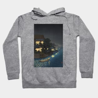 Yanagibashi Bridge by Tsuchiya Koitsu Hoodie